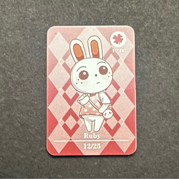 ACNH Ruby Amiibo Card - Picture 1 of 2